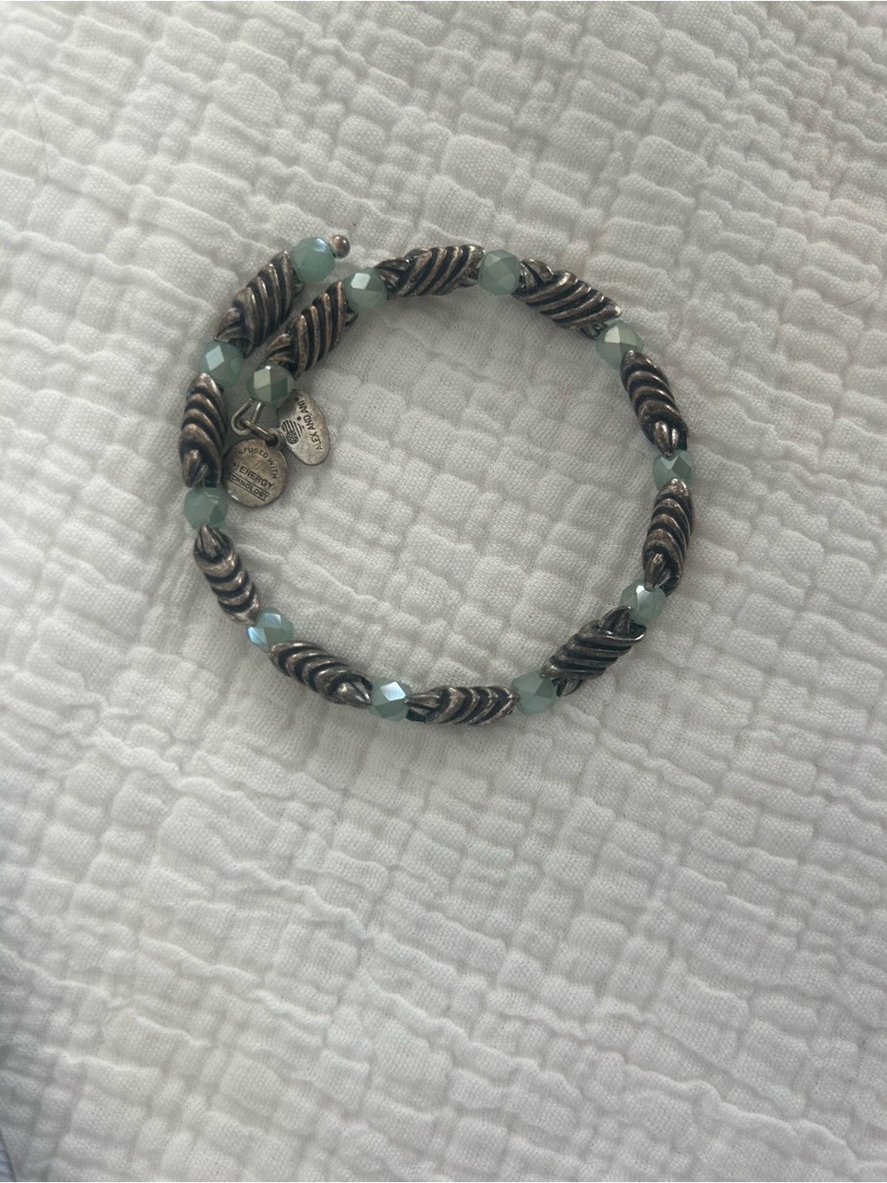Alex and Ani Milkweed Forrest Blessing bracelet